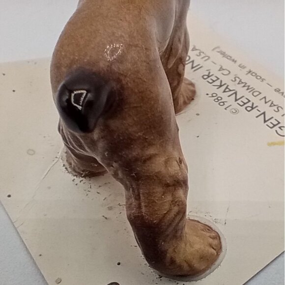 Cocker Spaniel Puppy Hagen Renaker Vintage 1986 2 Inch Bone China Miniature Dog - Picture 5 of 11